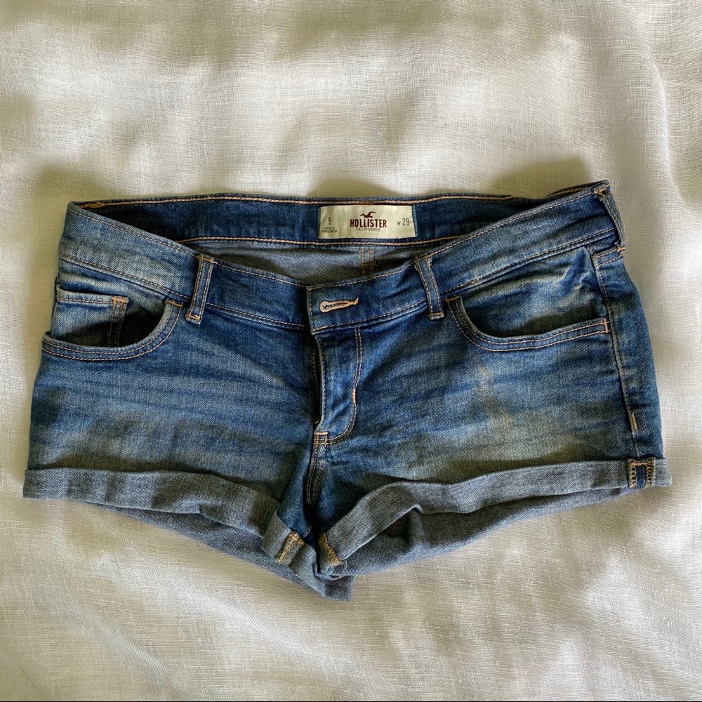 Denim Hollister shorts